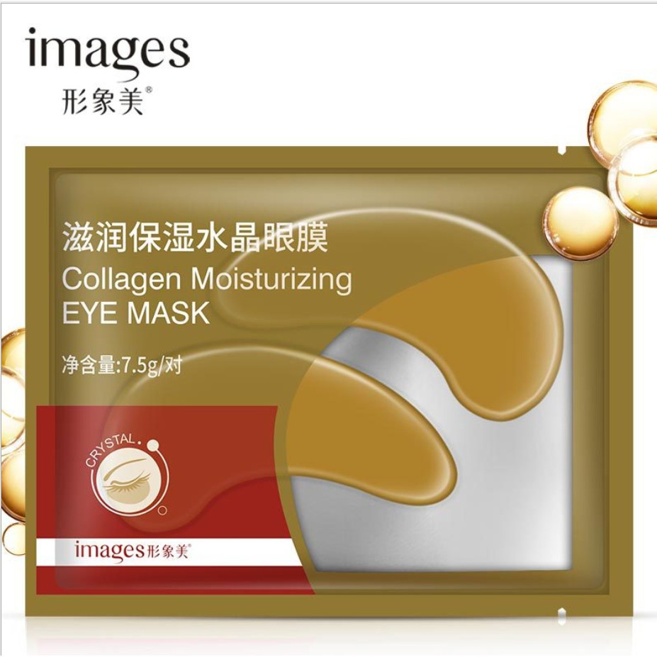 Mặt nạ mắt Images Eye Mask chiết xuất đậu xanh, collagen, nha đam, hoa hồi cấp ẩm cho vùng bọng mắt, thâm mắt