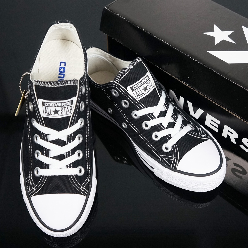 Giày CV Converse cổ thấp đầy đủ hộp, tem, tag giày vải CV classic cổ điển bata canvas hàng VNXK 1.1 nam nữ. BH slippers.