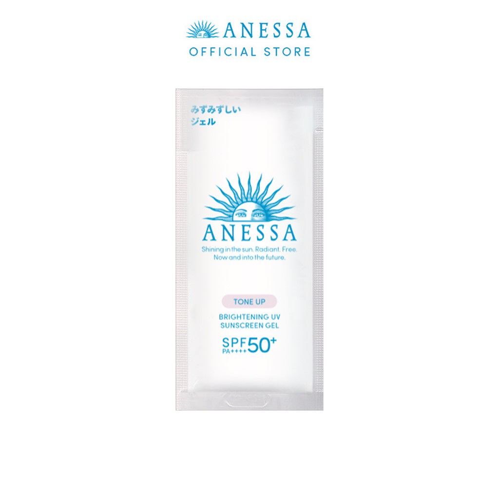 [HB GIFT] Gel chống nắng dưỡng sáng nâng tông & hiệu chỉnh sắc da Anessa Brightening UV Sunscreen Gel SPF50+ PA++++ 4g