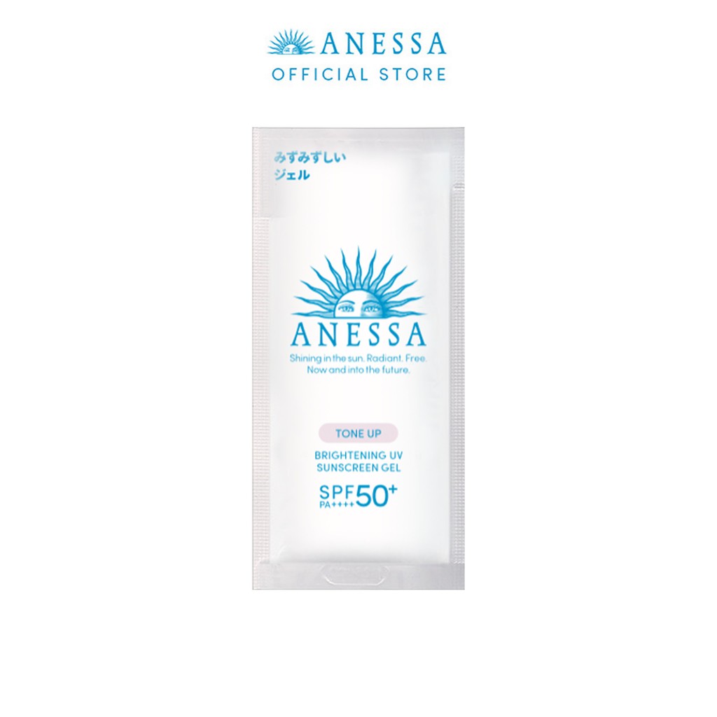 Gel chống nắng dưỡng sáng nâng tông & hiệu chỉnh sắc da Anessa Brightening UV Sunscreen Gel SPF50+ PA++++ 4g