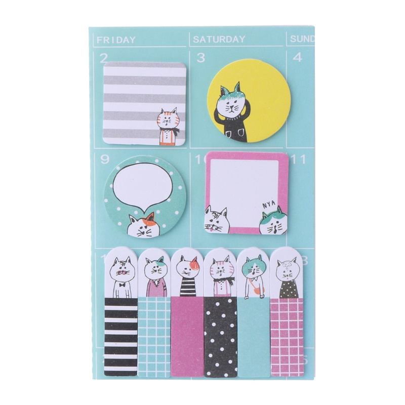 Sổ Ghi Chú Dán Ghi Chú Lên Kế Hoạch Hàng Tuần Hình Động Vật