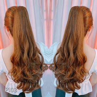 <Ảnh Thật> Ngoạm Tóc Giả Xoăn đuôi p103