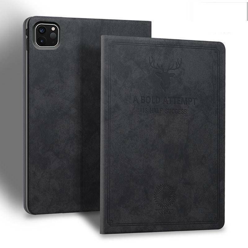 Bao da máy tính bảng PU nắp gập chống sốc kèm giá đỡ phong cách doanh nhân sang trọng cho IPAD PRO 11 (2020) | BigBuy360 - bigbuy360.vn