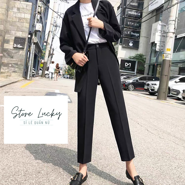 Quần tây nữ công sở khóa trước, chất tuyết Hàn không nhăn | BigBuy360 - bigbuy360.vn