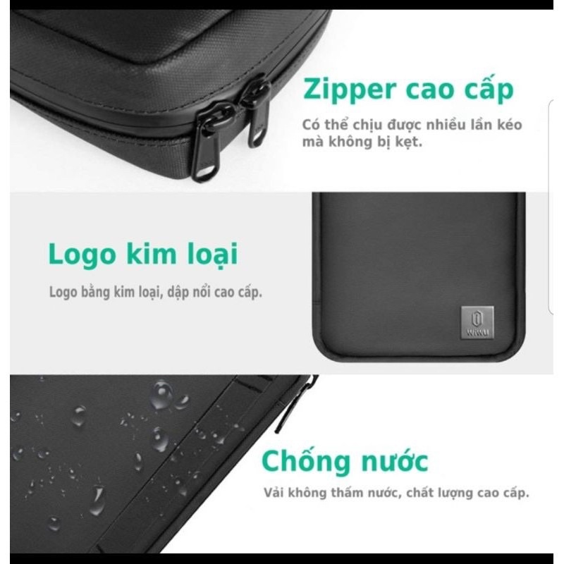 Túi Đựng Phụ Kiện Chống Nước Đa Năng Wiwu Macbook Mate | BigBuy360 - bigbuy360.vn