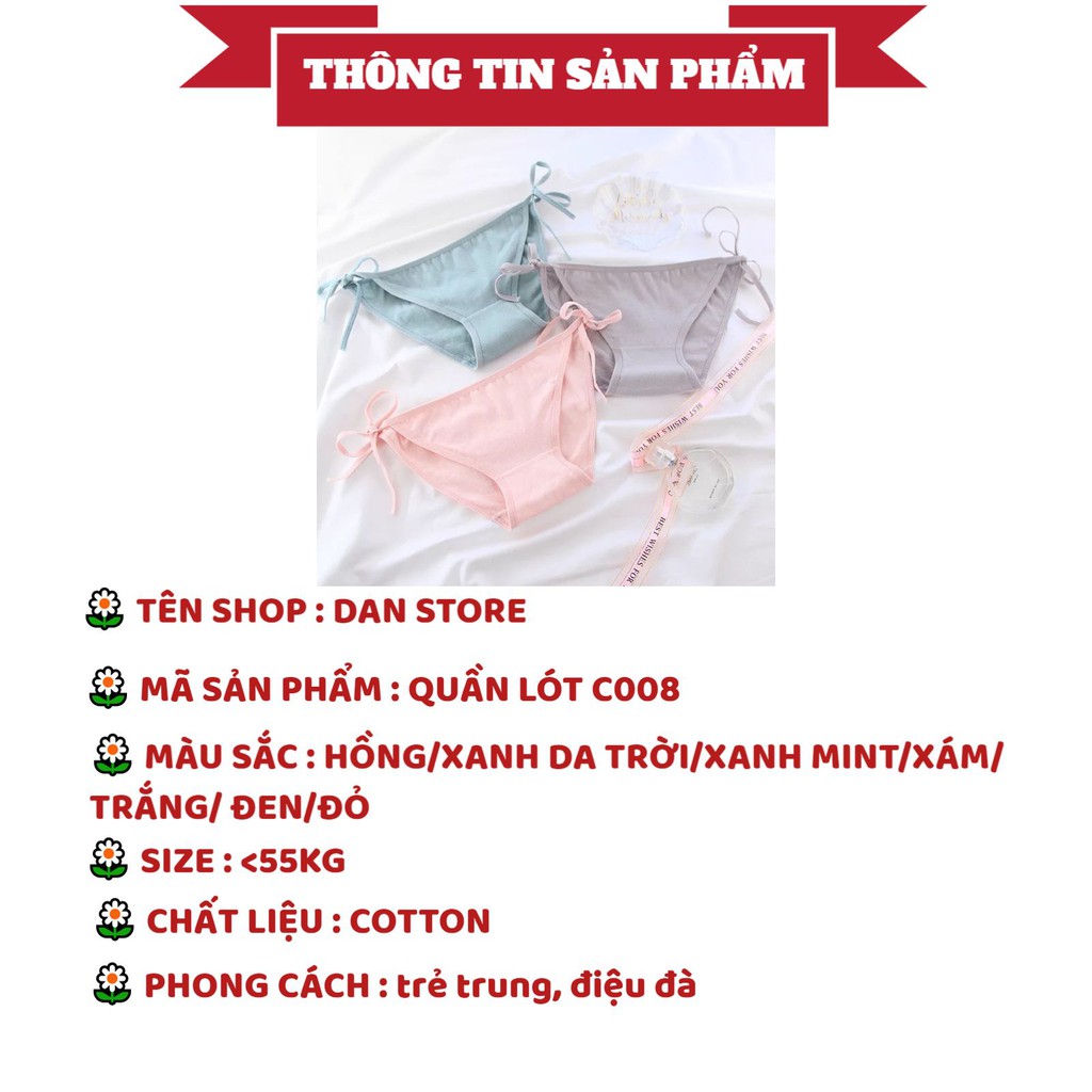 Quần Lót Nữ 👙FREESHIP👙 Quần Lót Nữ Cotton dây rút gợi cảm sexy - Quần Lót kháng khuẩn tôn dáng gợi cảm MẪU C008 | BigBuy360 - bigbuy360.vn