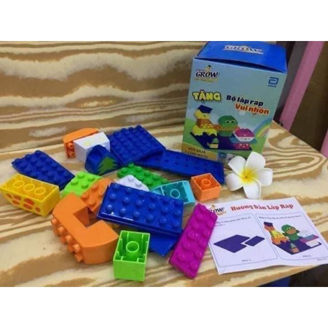 Bộ lego lắp ghép vui nhộn khuyến mãi từ grow