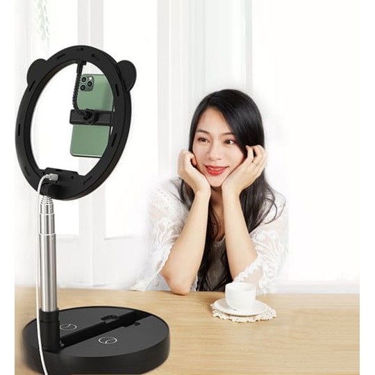 Gậy livestream Gấp gọn 58cm đèn LED 3 Chế độ màu quay video tiện dụng WK WT-P11 | BigBuy360 - bigbuy360.vn