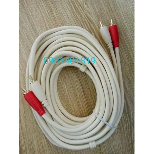 Dây AV 4 Đầu CHOSERL Trắng 1m8