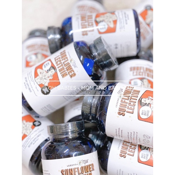 Viên Uống Chống Tắc Tia Sữa Sunflower Lecithin Legendairy Milk - Mỹ Hộp 200v [OH BABIES]