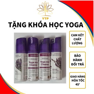 DUNG DỊCH VỆ SINH THẢM TẬP YOGA, 100ML HƯƠNG LAVERDER NHẸ NHÀNG