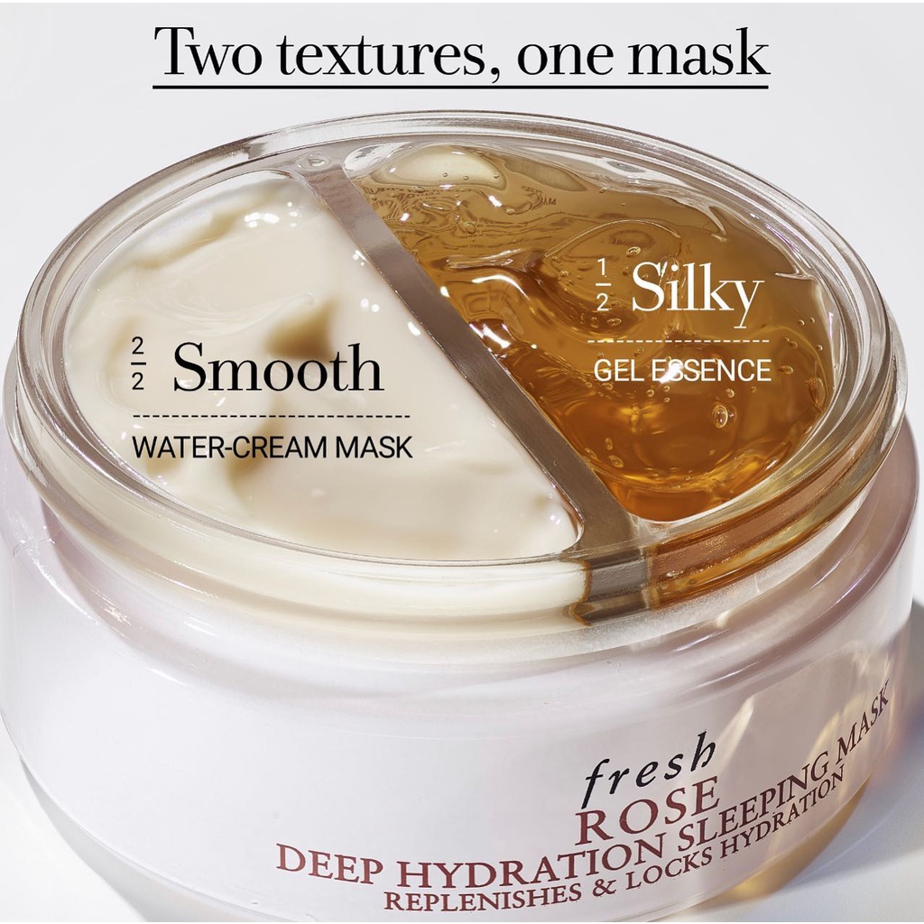 [SALE 50%] Mặt nạ ngủ Fresh Rose Deep Hydration $52