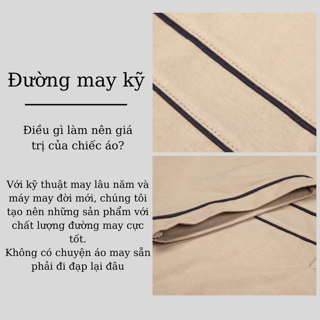 Áo thun nam tay ngắn trung niên THÁI KHANG vải cotton dày mềm mát Vitin ATHUN16