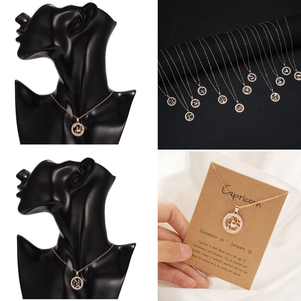 Vòng Cổ Mặt Độc Đáo Thời Trang|Vòng Cổ Choker Taurus Libra Aquarius Leo Scorpio Khoét Rỗng Màu Sắc Cho Nữ