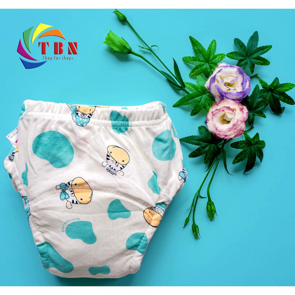 Quần Bỏ Bỉm Cao Cấp Goodmama 6 Lớp Cho Bé Size 80 - 90 - 100