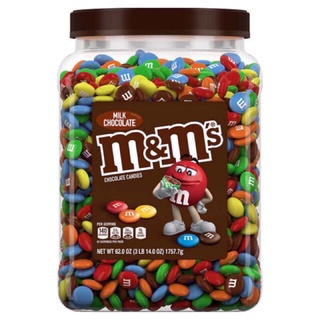 Socola sữa m&m milk cholate candies hộp 1750gr của mỹ, date 03/22