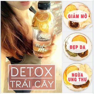30 gói detox trái cây kèm bình 1 lit