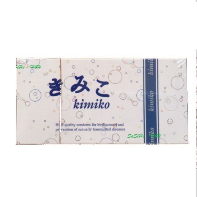 Bao cao su Kimiko siêu siêu mỏng gai (hộp 12 chiếc)