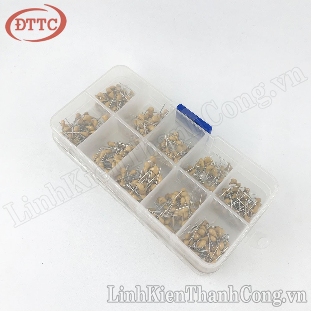 Combo 10 Loại Tụ Gốm 1nF-68nF (500 Cái)