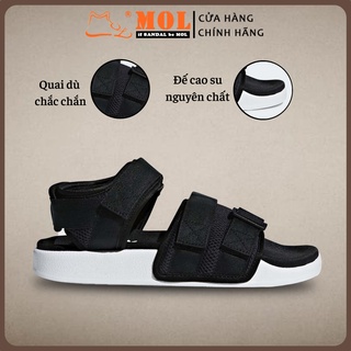 Giày sandal vento unisex nam nữ quai bản to quai dù đế cao su đi học đi làm đi chơi màu đen mã nv1019