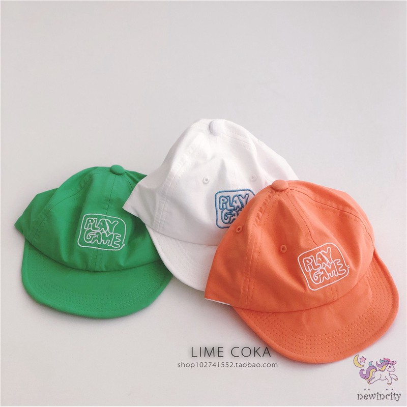 Mũ Lưỡi Trai Thêu Chữ Phong Cách Hàn Quốc Cho Bé