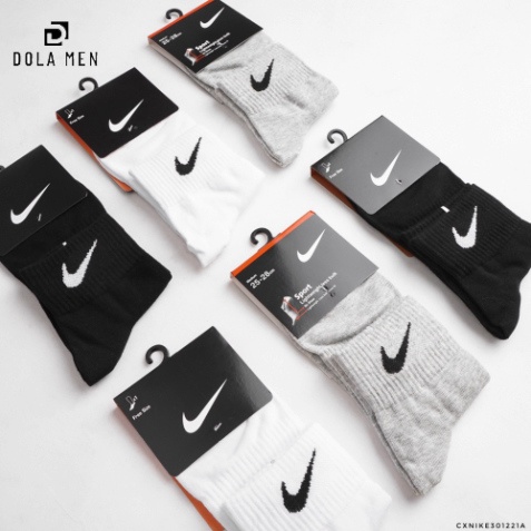 1 Đôi Vớ Dài Ngắn  LOGO VÀ CHỮ NIKE - 3 Màu