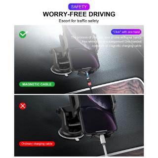 Cáp Sạc Nam Châm Cổng Micro Usb Type C 1m/2m 2.4a