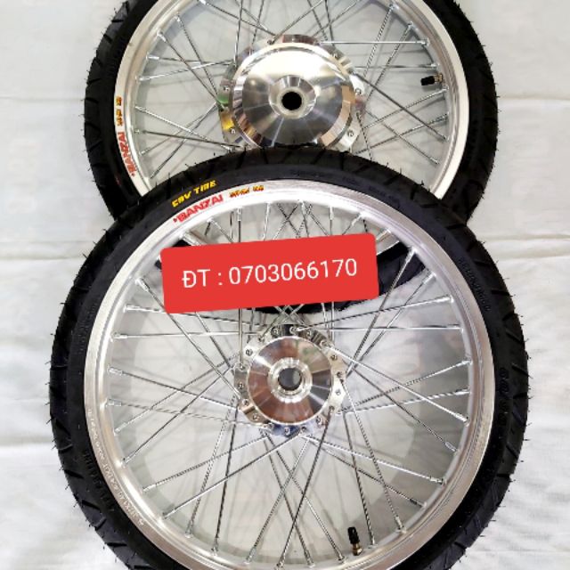 CẶP BÁNH CĂM VARIO CLICK THÁI , NIỀN BAN ZAI  ,GẮN XE VISON, AB, LUBIAT,  NOVO4