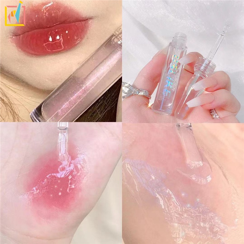 Son Bóng Dạng Lỏng Trong Suốt Chống Thấm Nước 3 Màu Tùy Chọn ZOEVNXH