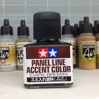 [2022] Dung Dịch Kẻ Lằn: Tamiya Panel Line Accent Color (Dark Brown) TA87140