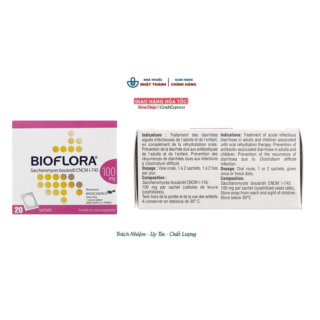 Men Vi Sinh BIOFLORA 100mg