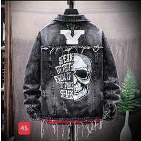 Áo khoác jean nam cao cấp-chất denim-form chuẫn -hàng chuẫn shop BEN shop0807 MP1