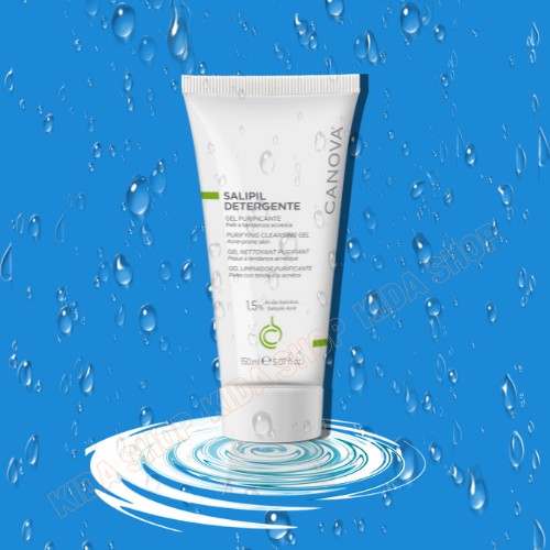 Sữa rửa mặt cho Da dầu mụn da nhạy cảm sạch sâu cấp ẩm CANOVA 150ml dạng Gel không bọt se khít lỗ chân lông | BigBuy360 - bigbuy360.vn