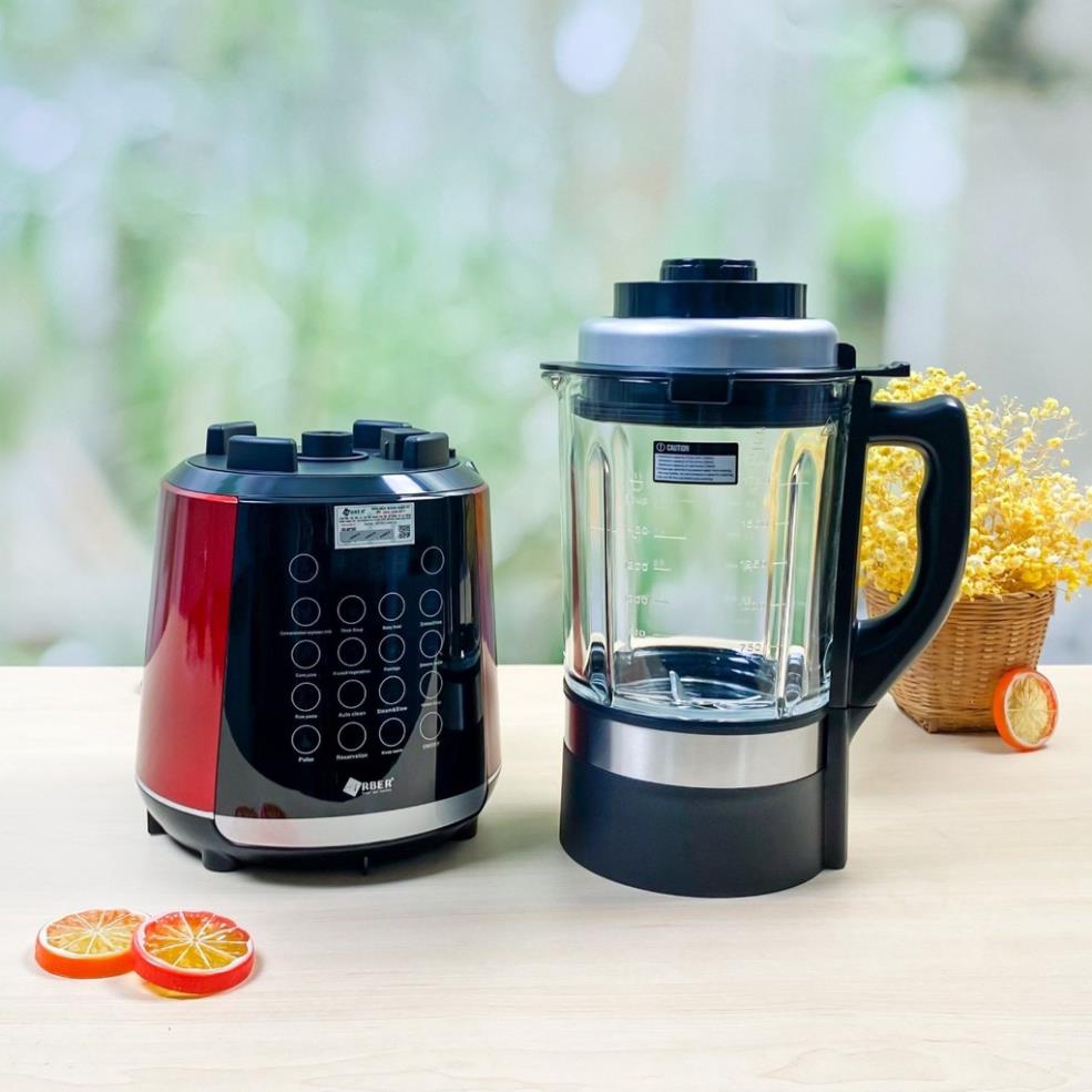 Máy Làm Sữa Hạt Arber MLSH9W1.75LRED- GRAY Máy xay nấu sữa hạt đa năng Bảo Hành Chính Hãng 12 Tháng