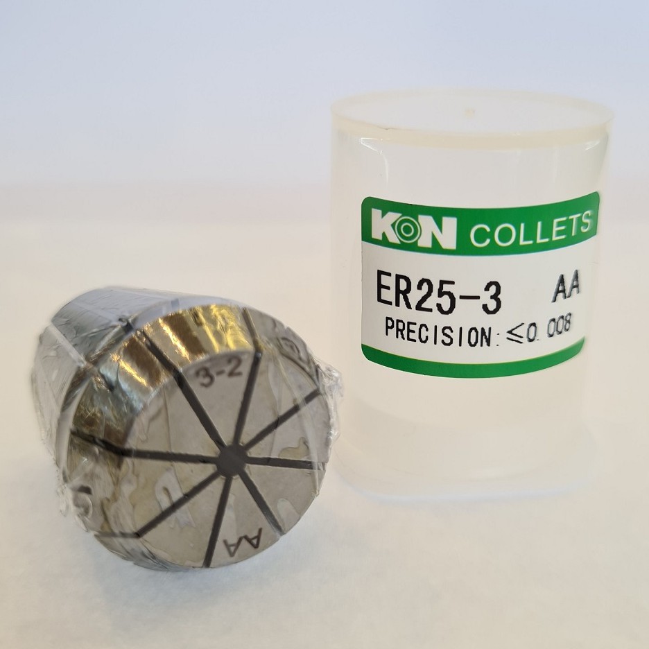 Đầu kẹp Collet ER25 độ chính xác 0.008 hàng chính hãng, chất lượng cao