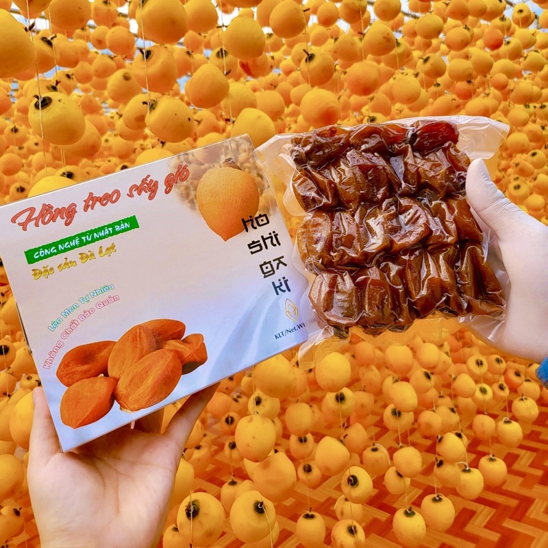 Hồng Treo Gió - Đặc sản Đà Lạt (Hộp 500Gr)