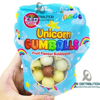 Kẹo Gum Unicorn Gumballs gói 47gr hãng Zed Candy Hà Lan (date xa +hàng sẵn)