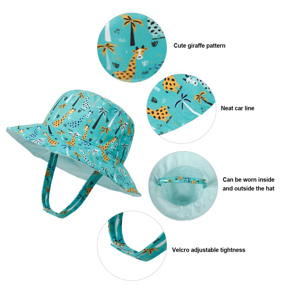 JUNE Mũ Rộng Vành UPF 50 + Mũ Bucket Cho Bé