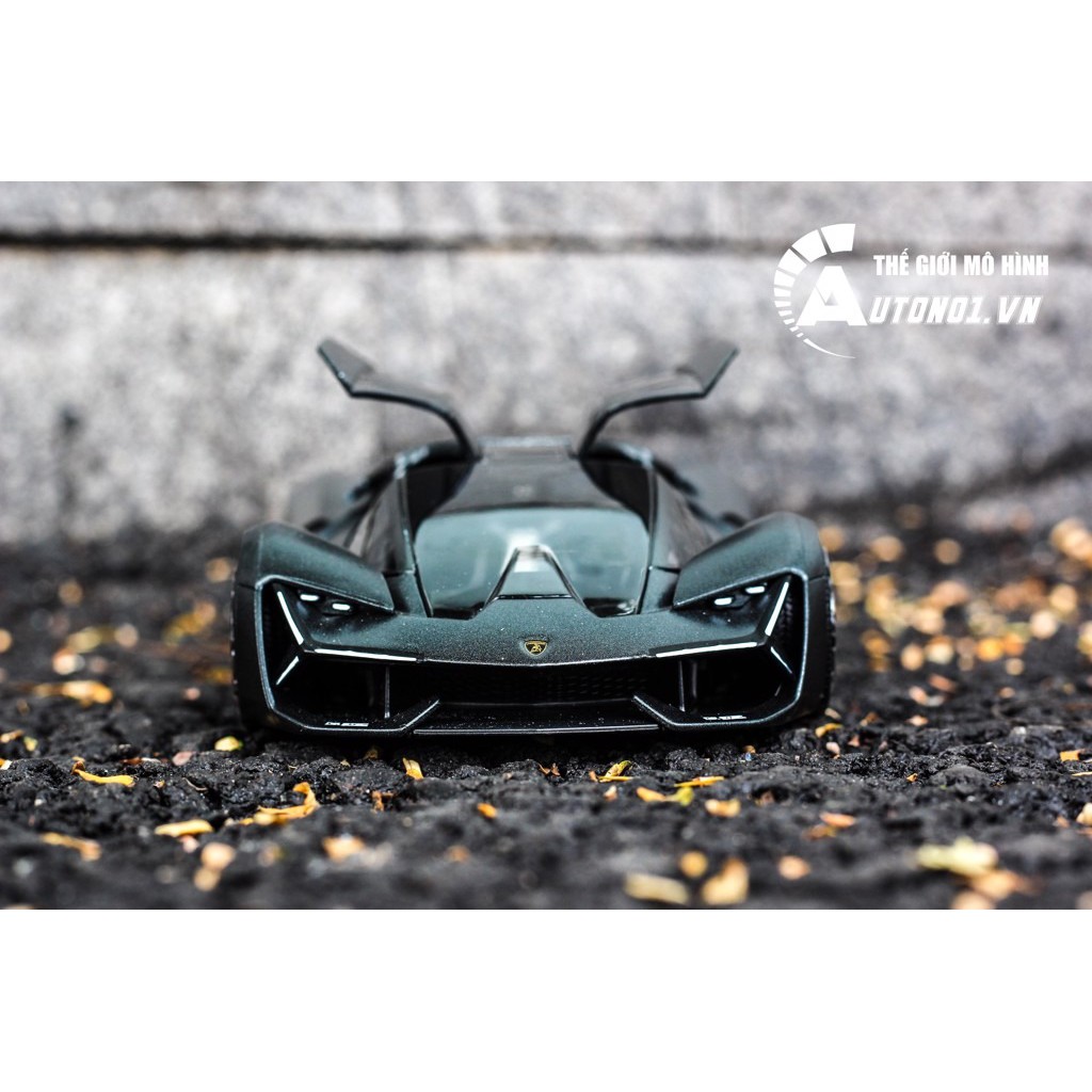 MÔ HÌNH XE LAMBORGHINI TERZO MILENNIO GREY 1:24 BBURAGO 6461