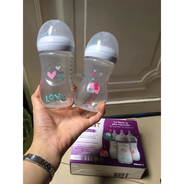Bình sữa avent  125ml 260ml 330ml mẫu mới /mẫu cũ