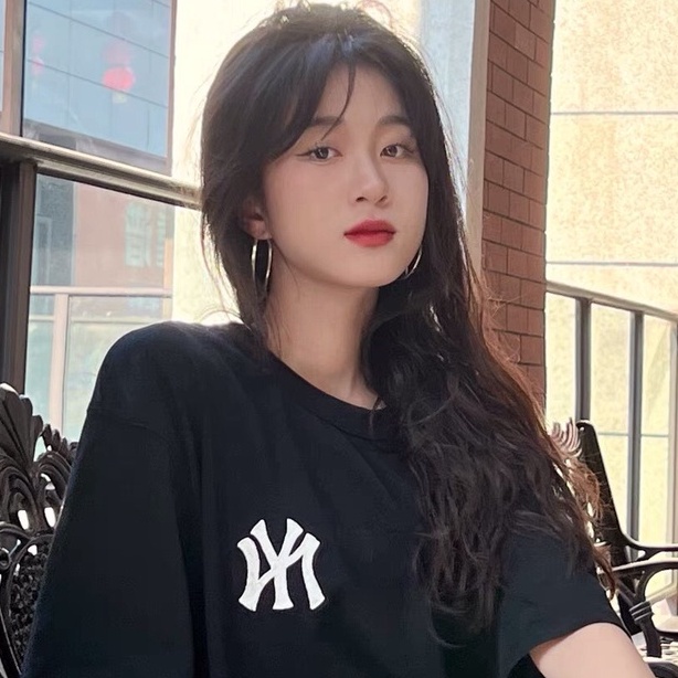 Áo phông MLB logo basic, áo thun unisex, chất cotton thoáng mát, form rộng, nemostore