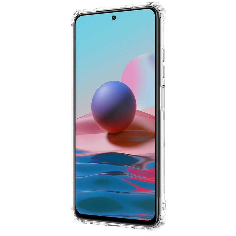 Ốp lưng silicon chống sốc 4 góc cho Xiaomi Redmi Note 10 4G, Redmi Note 10S - Nillkin chính hãng