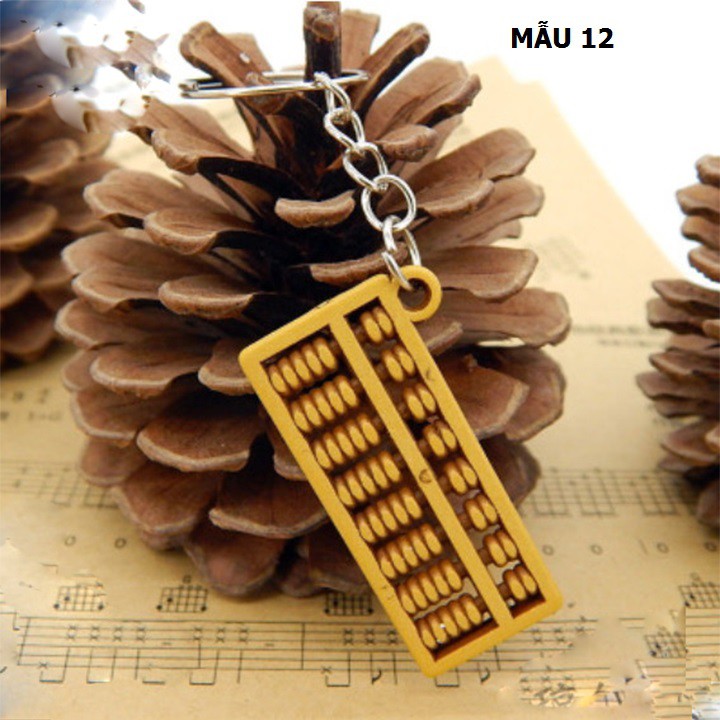 Móc chìa khóa điêu khắc gỗ - làm quà lưu niệm siêu dễ thương, Mystore247