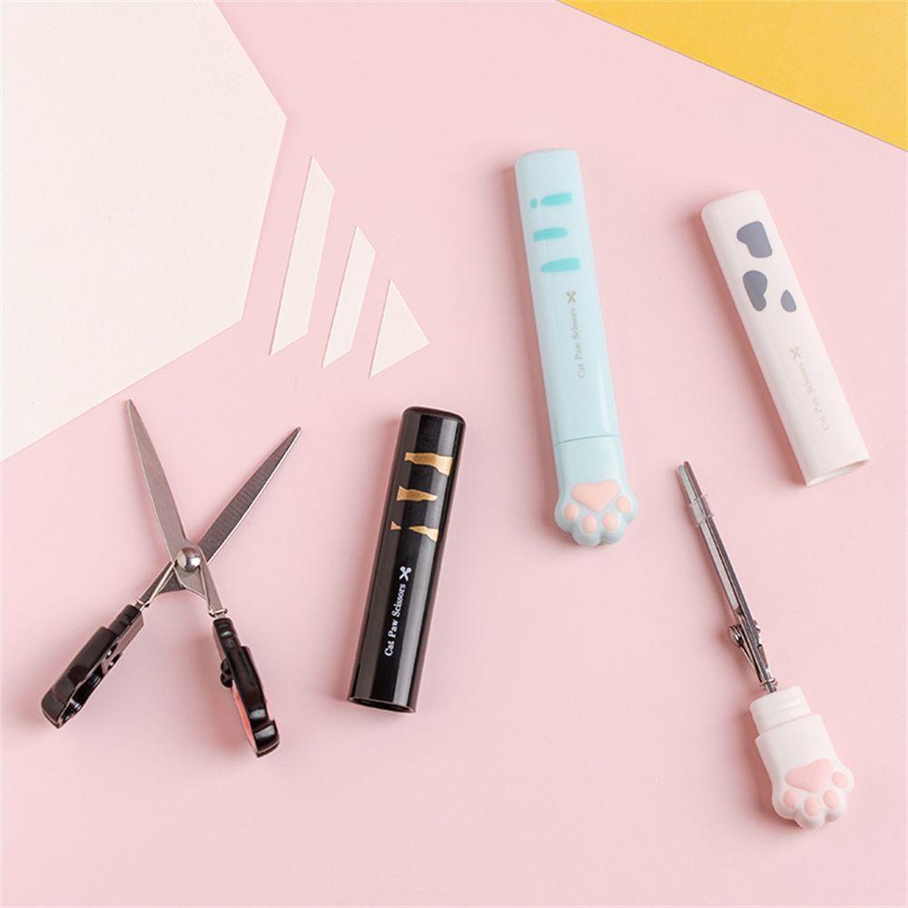 Kéo Cắt Móng Vuốt Mèo Bằng Thép Không Gỉ An Toàn Đa Năng Cho Trẻ Mẫu Giáo