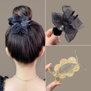 Kẹp tóc hình nơ đính đá thời trang