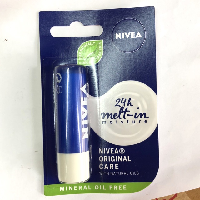 SON DƯỠNG MÔI NIVEA KHÔNG MÀU 4.8g