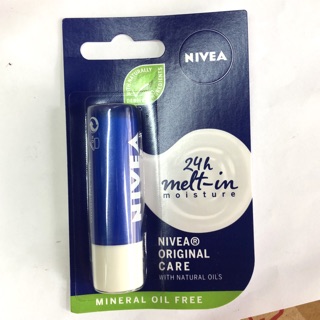 SON DƯỠNG MÔI NIVEA KHÔNG MÀU 4.8g