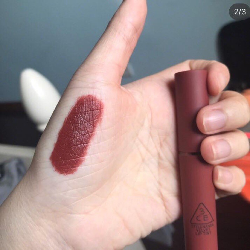 Son 3CE Velvet Lip Tint Taupe Đỏ Nâu