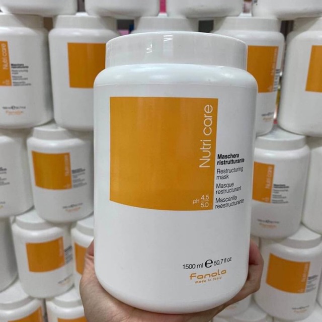 [Chính hãng] [Siêu rẻ] Dầu hấp ủ tóc Fanola Nutricare chính hãng Ý 1500ml