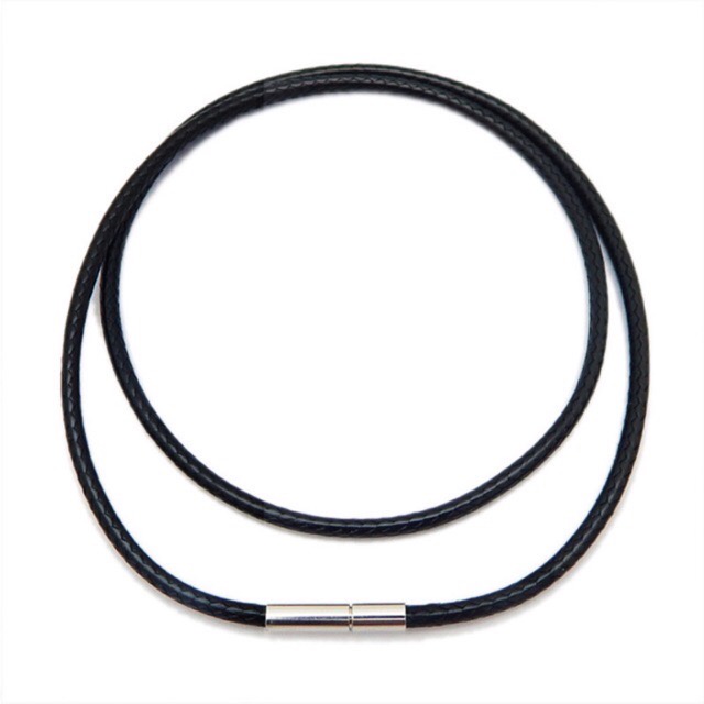🔥 GIÁ SỈ 🔥 Dây da đeo cổ, dây chuyền đeo cổ móc khóa titan - Hàng loại 1 siêu chắc chắn PH939